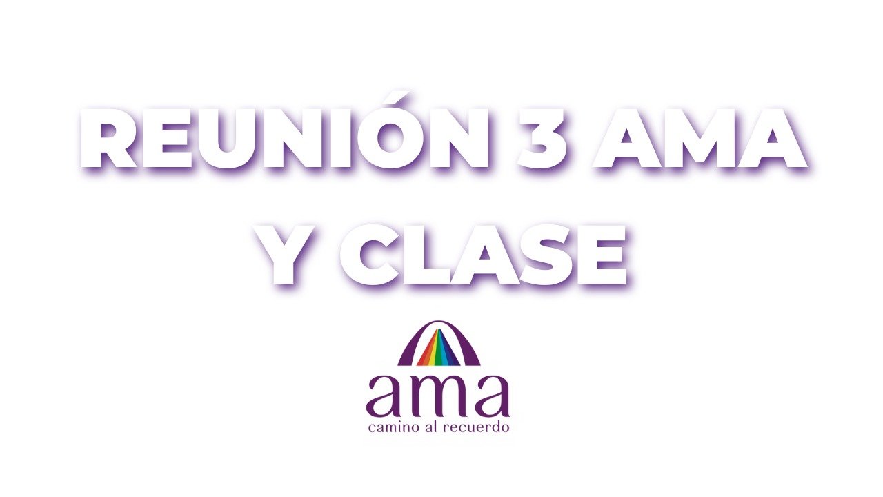 Reunión N° 3 AMA y Clase